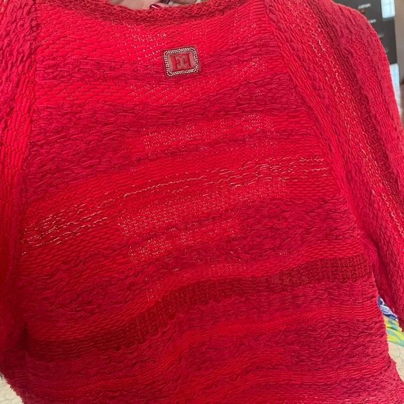 Escada red Cardigan - Picture 3 of 7